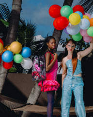 FULLY CLEAR EMBOSSED BOSS BACKPACK