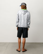 ATHLETIC MESH ZIP HOODIE
