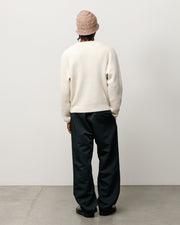 WAFFLE CASHMERE SWEATER