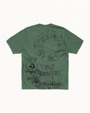 SKULLS TEE PIGMENT DYED