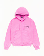 BEACH ROOTS ZIP HOODIE GARMENT DYED