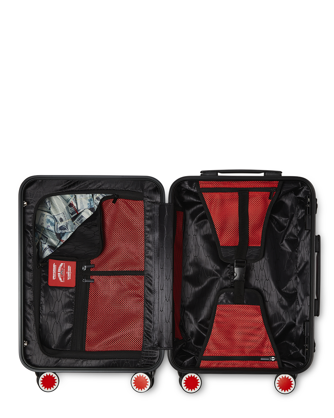 DREAMY TECHNICOLOR SHARKNAUTICS HARDSHELL CARRY-ON LUGGAGE