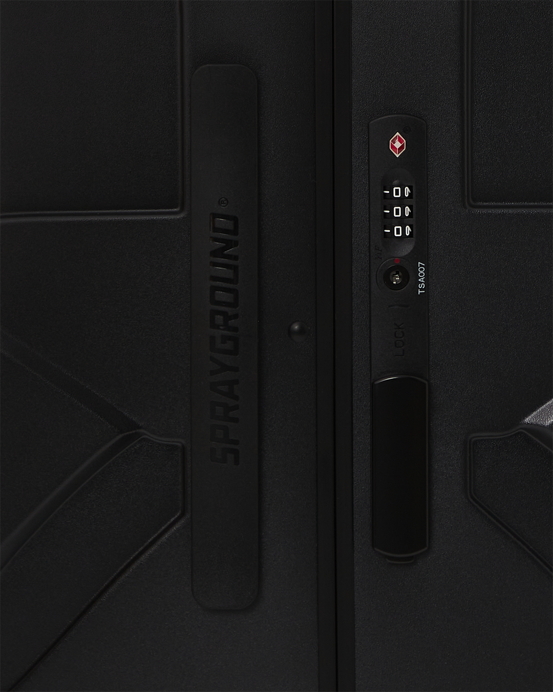 REALITY CHECK SHARKITECTURE FULL-SIZE JETBLACK LUGGAGE (GUNMETAL HARDWARE)