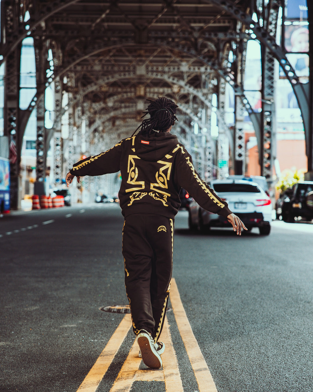 A.I.9 AFRICAN INTELLIGENCE PATH TO THE FUTURE II - SANDFLOWER COLLAB HOODY