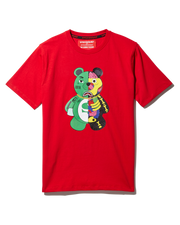 YOUTH ANATOMY BEAR T-SHIRT RED