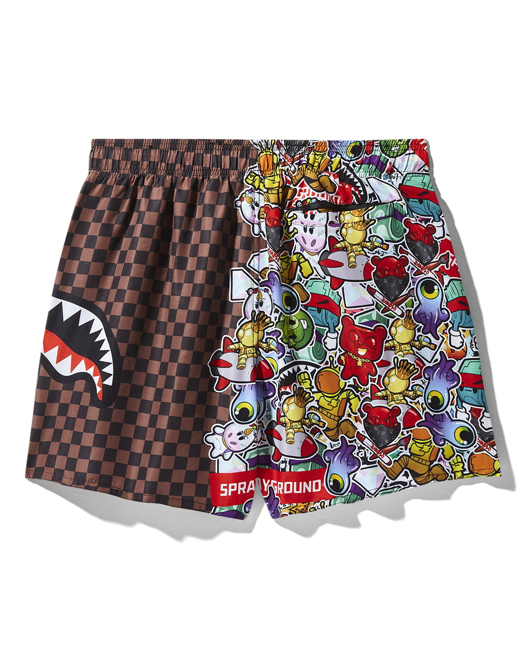STICKER CREW SWIM SHORTS