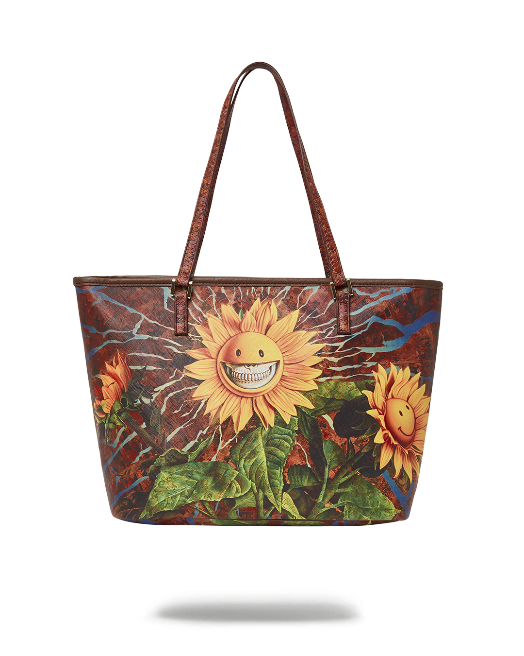 SUNFLOWER GRIN RON ENGLISH COLLAB TOTE