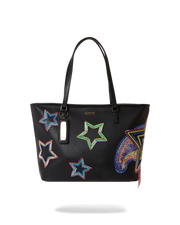 STAR RACER A.I.7 SANDFLOWER COLLAB BEADED TOTE
