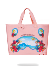 BORA BORA SHARK ISLAND VILLA BEACH TOTE
