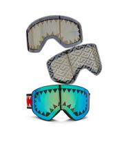 SKY HIGH SEEKERS ARCTIC SKI GOGGLES (3 INTERCHANGEABLE LENSES)