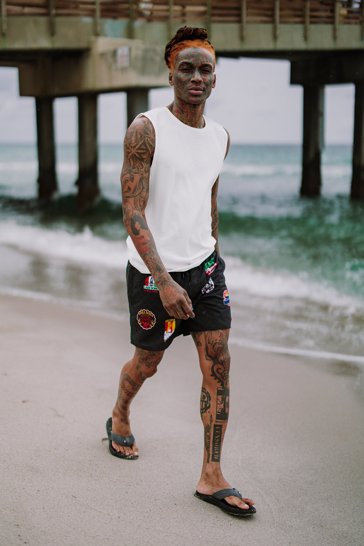 GLOBAL MOGUL BILLIONAIRE SWIM SHORTS